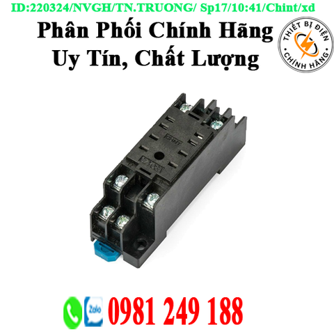 Đế relay trung gian CZY08B-01 Chint (8 chân dẹt)