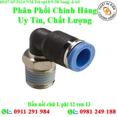 Đầu nối chữ L phi 12 ren 13 Sang-A GPL1202