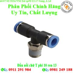 Đầu nối chữ T phi 10 ren 13 Sang-A GPT1002