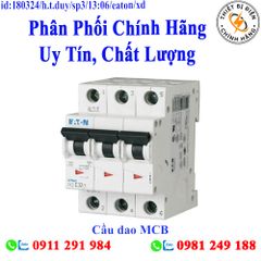 Cầu dao MCB FAZ-C20/3 Eaton