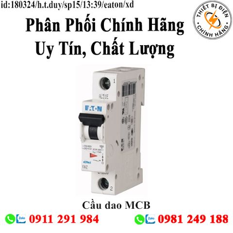 Cầu dao MCB FAZ-C25/1 Eaton