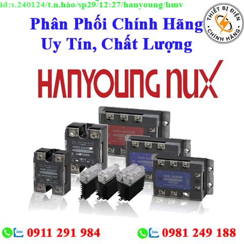 Phân phối Rơ le bán dẫn Hanyoung các loại chính hãng giá sỉ, chính hãng, toàn quốc