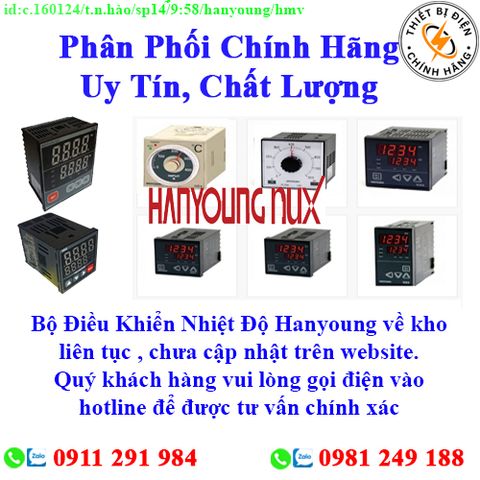 Bộ Điều Khiển Nhiệt Độ các loại về kho nhiều, chưa cập nhật lên website, liên hệ hotline để biết thêm chi tiết