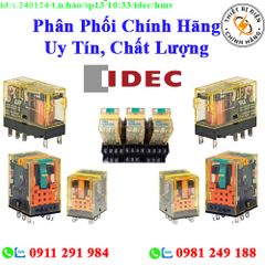 Phân phối Relay Trung Gian IDEC các loại chính hãng giá sỉ, chính hãng, toàn quốc