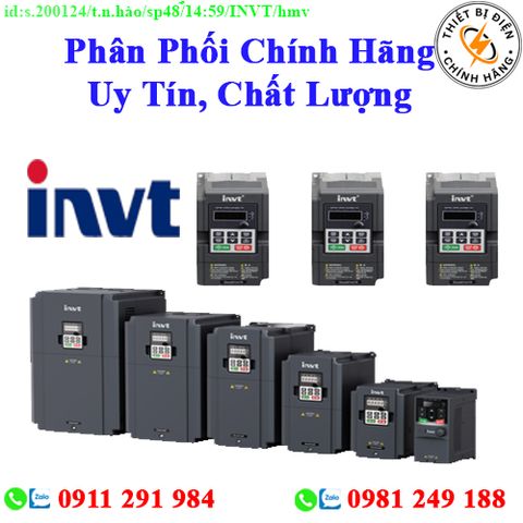 Biến Tần INVT các loại giá rẻ, chất lượng, bảo hành chính hãng