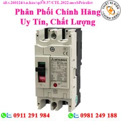 2CJ303A000028 MCCB Chỉnh dòng Mitsubishi NF125-SGV 2P 25-32A