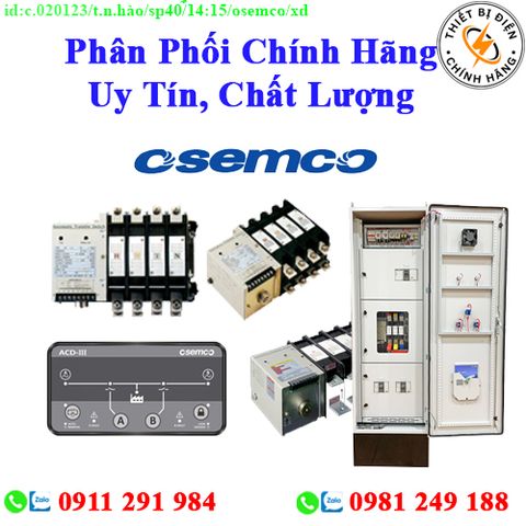 Thiết bị điện Osemco các loại giá rẻ, chất lượng, bảo hành chính hãng