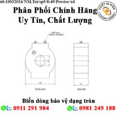 Biến dòng bảo vệ dạng tròn (RCP) PE-RCP09