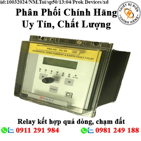 Relay kết hợp quá dòng, chạm đất PNA442-BP