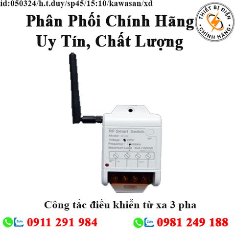 Công tắc điều khiển từ xa 3 pha RF16B