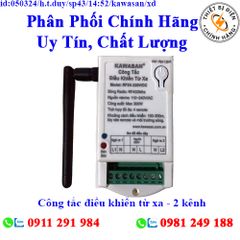 Công tắc điều khiển từ xa - 2 kênh RF2K220V