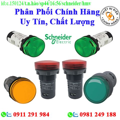 Phân phối Đèn Báo Schneider các loại chính hãng giá sỉ, chính hãng, toàn quốc