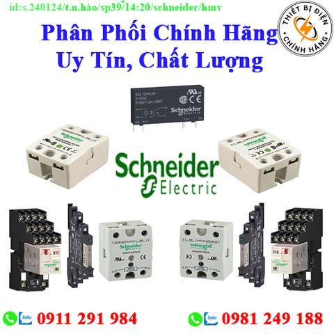 Rơ le bán dẫn Schneider các loại giá rẻ, chất lượng, bảo hành chính hãng