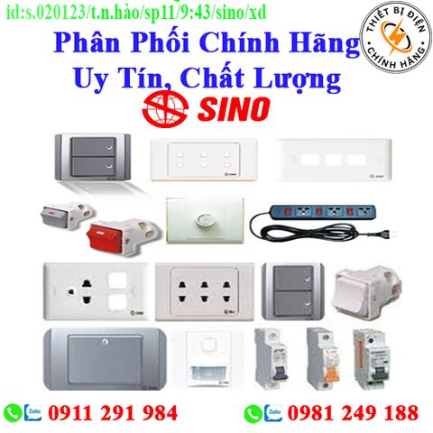 Phân phối Thiết bị điện SINO chính hãng giá sỉ, chính hãng, toàn quốc