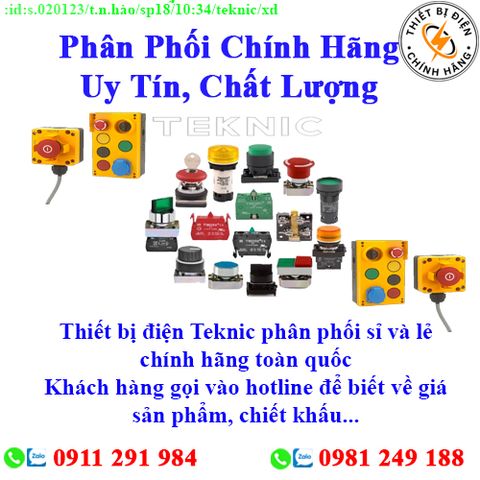 Thiết bị điện Teknic các loại về kho nhiều, chưa cập nhật hết sản phẩm, giá, chính sách khuyến mãi, chiết khấu, vui lòng liên hệ để biết thêm chi tiết