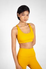 UniqFit | Set Tập Thể Thao Cool Peel Racerback Dài - Vàng Cam