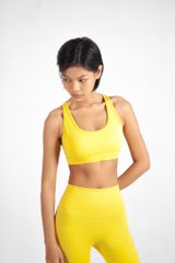 UniqFit Set Tập Thể Thao Cool Peel Racerback Dài Vàng