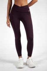 UniqFit Quần Legging Nữ UNIQ Cool Peel Cạp Chéo Nâu