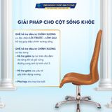 GHẾ NGỒI SÁNG CHẾ DOCTORLOAN 90 ĐỘ MỎNG HỖ TRỢ CHỈNH & PHÒNG NGỪA THOÁT VỊ ĐĨA ĐỆM ĐAU LƯNG NHỨC MỎI