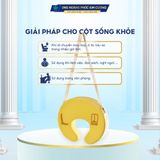 GỐI CỔ ĐI XE Ô TÔ, MÁY BAY DOCTORLOAN GIỮ CHUẨN VÀ ĐIỀU CHỈNH CÁC ĐỐT SỐNG CỔ TRONG TƯ THẾ NGỦ NGỒI