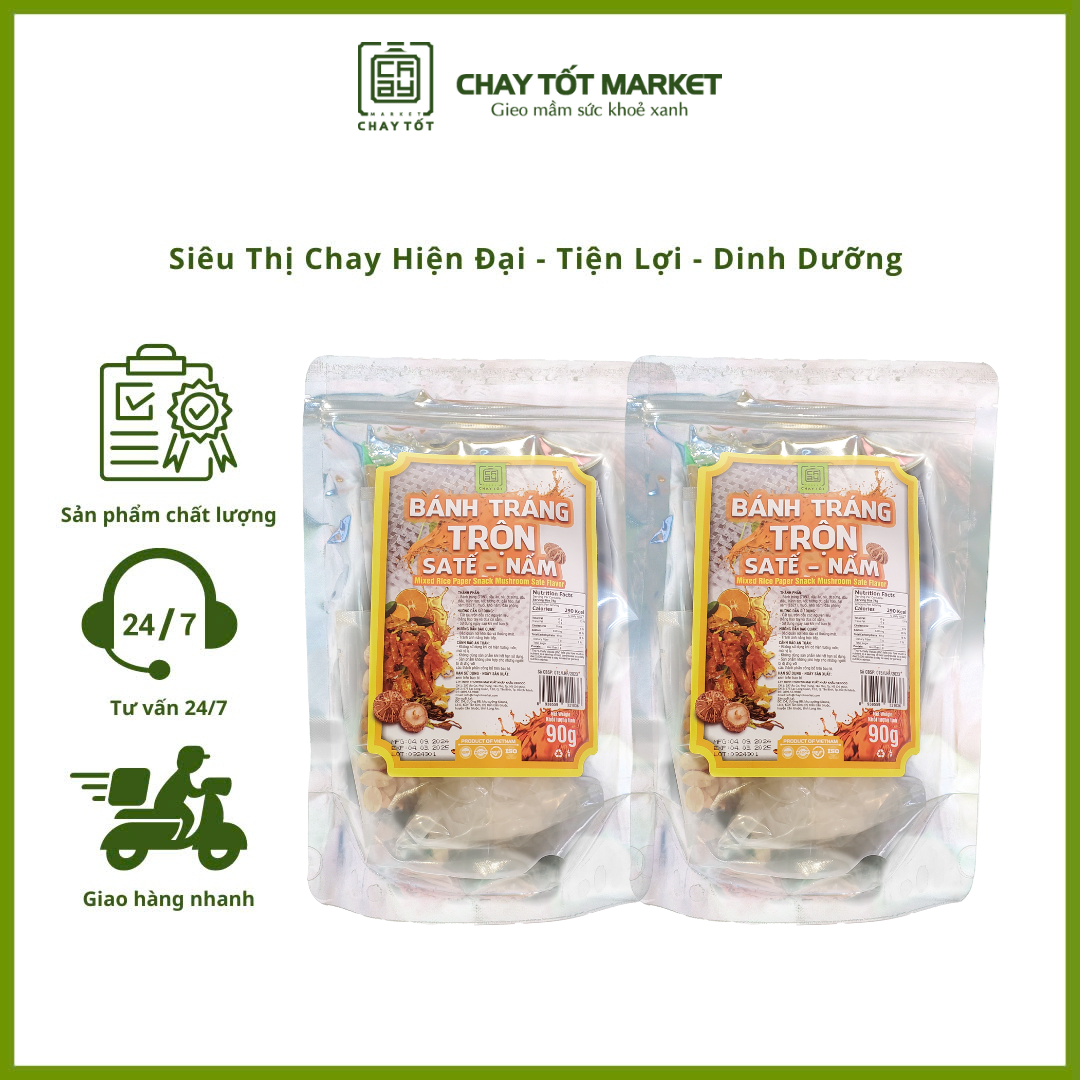 Combo 2 Bánh Tráng Trộn Sate Nấm - CTM