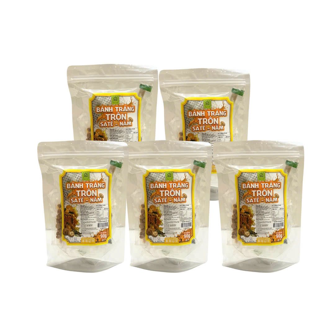 Combo 5 Bánh Tráng Trộn Sate Nấm - CTM