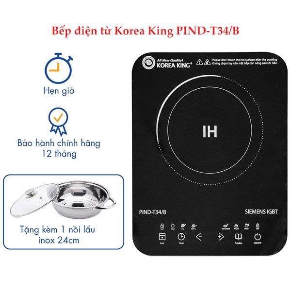 Bếp từ Korea King PIND-T34/B