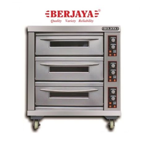 Lò nướng bánh 3 tầng 6 khay dùng điện BERJAYA BJY-E20KW-3BD