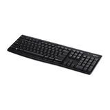 Bàn phím không dây Logitech K270 Đen