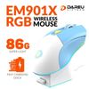 Chuột DareU EM901X RGB Superlight Wireless Blue White