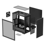 Case Deepcool CH510 Black – 1 FAN Không LED