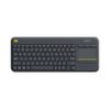 Bàn phím Logitech K400 Plus (ĐEN, WIRELESS, TOUCHPAD, 920-007165)