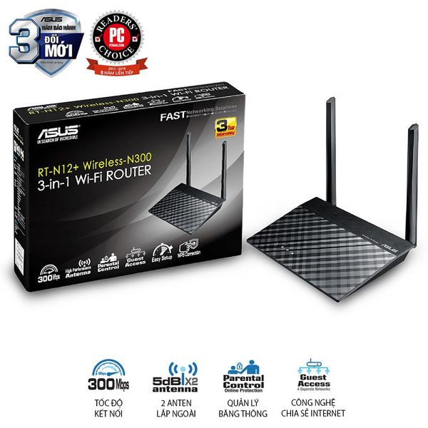 Router Wifi Asus RT-N12+B1