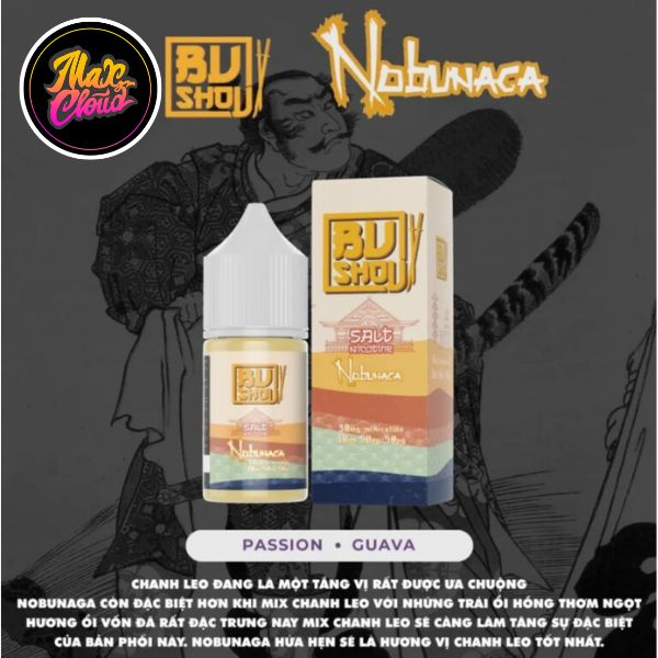  Bushou Saltnic Nobunaga 30ml - Tinh Dầu Pod Vape Chính Hãng 