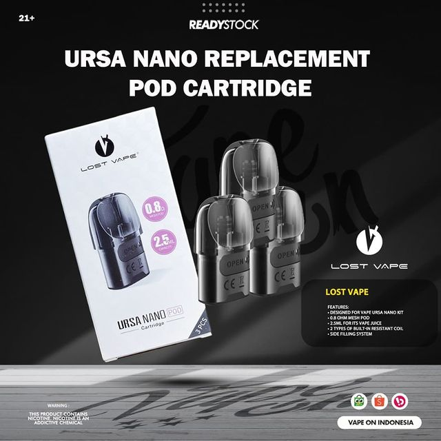  Đầu Pod Thay Thế Cho Ursa Nano - Phụ Kiện Chính Hãng 