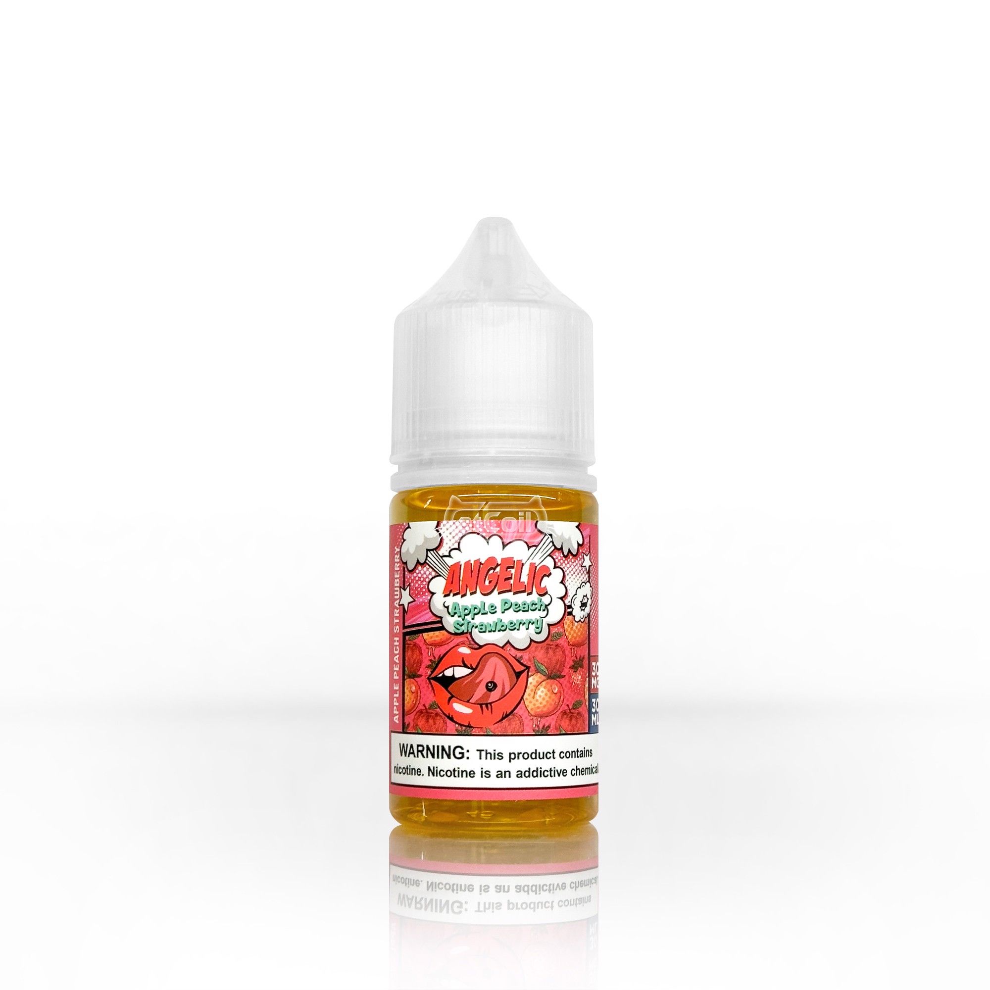  Angelic Saltnic Apple Peach Strawberry 30ml - Tinh Dầu Pod Vape Chính Hãng 