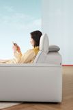 SOFA | Bộ Ghế Sofa bọc da Bò hiệu Kuka Home 8201
