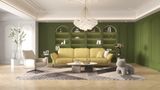 SOFA | Bộ Ghế Sofa bọc da Bò hiệu Kuka Home 9626