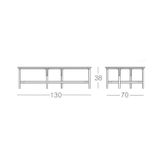 Bàn trà mặt đá KuKa Home 3017TD-1