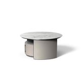 Bàn trà tròn đôi mặt đá KuKa Home 3155TD