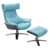 Bộ ghế thư giãn bọc da bò KuKa Home A985