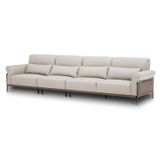 Ghế sofa băng bọc da bò KuKa Home 8181