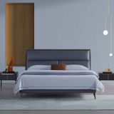 Giường bọc da bò thật KuKa Home B981