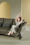 SOFA | Bộ Ghế Sofa bọc da Bò hiệu Kuka Home 9615