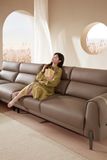SOFA | Bộ Ghế Sofa bọc da Bò hiệu Kuka Home 8179B