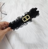 Cài tóc nơ ren voan đính đá SOLMI 06