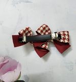 Cặp tóc nơ thời trang công sở có búi lưới SOLMI 31