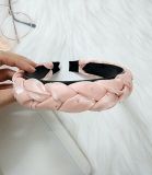 Bờm tóc ruy băng lụa đính đá thời trang SOLMI 35