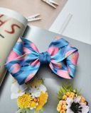 Cặp tóc bấm nơ ruy băng họa tiết vintage mùa hè thời trang SOLMI 39
