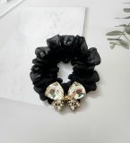 Dây buộc tóc Scrunchies đính đá sang chảnh thời trang SOLMI 46